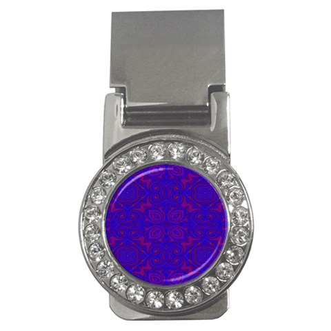 Purple Pilick2 Money Clip (CZ) from ArtsNow.com Front