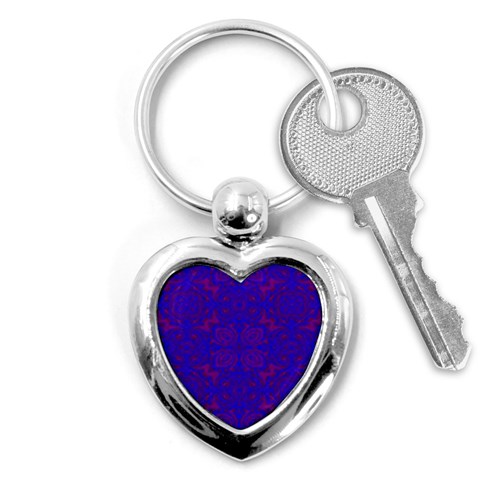 Purple Pilick2 Key Chain (Heart) from ArtsNow.com Front