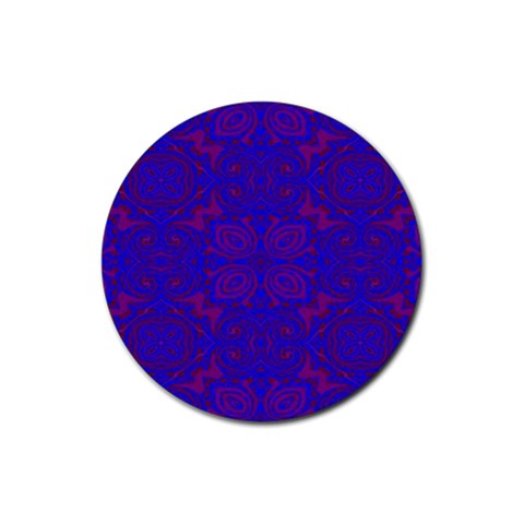 Purple Pilick2 Rubber Coaster (Round) from ArtsNow.com Front
