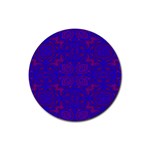 Purple Pilick2 Rubber Coaster (Round)