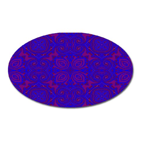 Purple Pilick2 Magnet (Oval) from ArtsNow.com Front