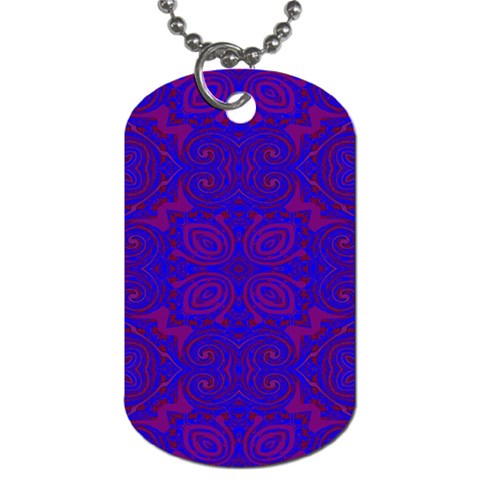 Purple Pilick2 Dog Tag (Two Sides) from ArtsNow.com Front