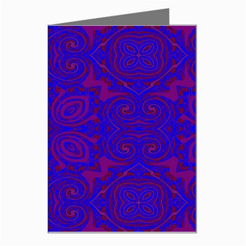 Purple Pilick2 Greeting Card from ArtsNow.com Left
