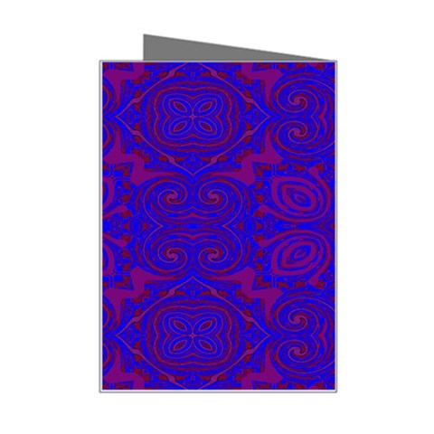 Purple Pilick2 Mini Greeting Card from ArtsNow.com Right