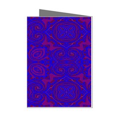 Purple Pilick2 Mini Greeting Cards (Pkg of 8) from ArtsNow.com Left