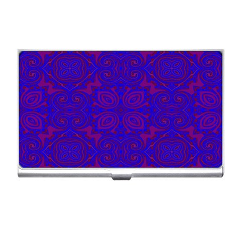 Purple Pilick2 Business Card Holder from ArtsNow.com Front