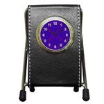 Purple Pilick2 Pen Holder Desk Clock