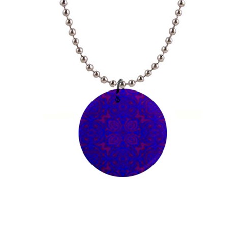 Purple Pilick2 1  Button Necklace from ArtsNow.com Front