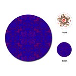 Purple Pilick2 Playing Cards (Round)
