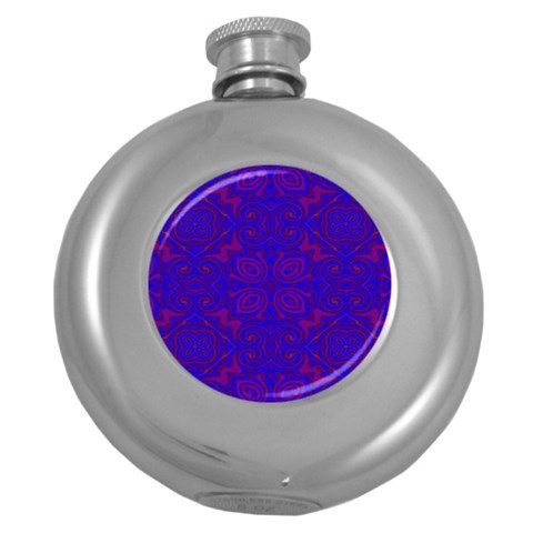 Purple Pilick2 Hip Flask (5 oz) from ArtsNow.com Front