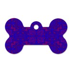 Purple Pilick2 Dog Tag Bone (Two Sides)