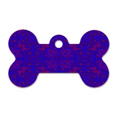 Purple Pilick2 Dog Tag Bone (Two Sides) from ArtsNow.com Back