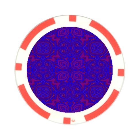 Purple Pilick2 Poker Chip Card Guard from ArtsNow.com Front