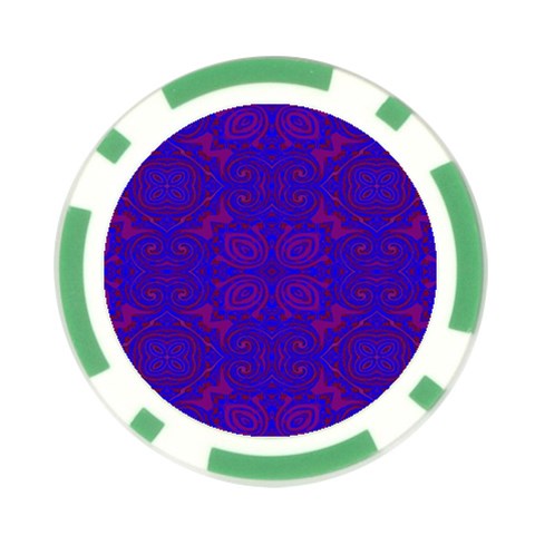 Purple Pilick2 Poker Chip Card Guard from ArtsNow.com Front
