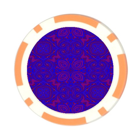 Purple Pilick2 Poker Chip Card Guard from ArtsNow.com Front