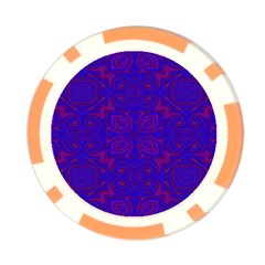 Purple Pilick2 Poker Chip Card Guard from ArtsNow.com Back