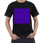 Purple Pilick2 Men s T-Shirt (Black)
