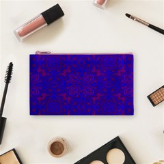 Purple Pilick2 Cosmetic Bag (Small) from ArtsNow.com Front