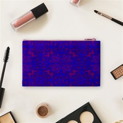 Purple Pilick2 Cosmetic Bag (Small) from ArtsNow.com Back