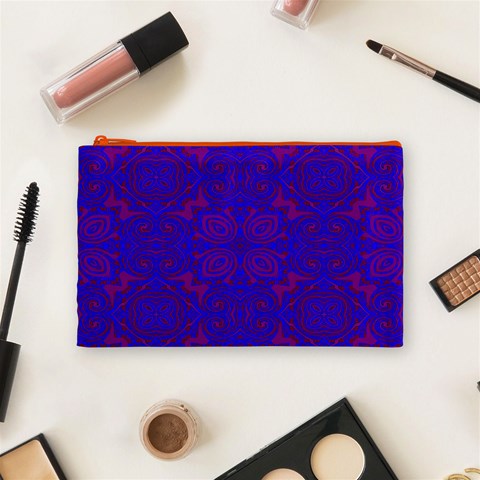 Purple Pilick2 Cosmetic Bag (Medium) from ArtsNow.com Front