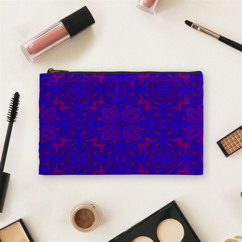Purple Pilick2 Cosmetic Bag (Medium) from ArtsNow.com Front