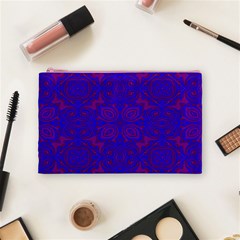 Purple Pilick2 Cosmetic Bag (Medium) from ArtsNow.com Front