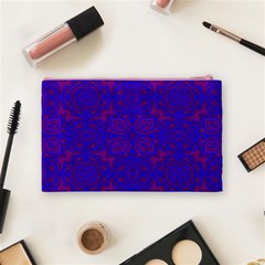 Purple Pilick2 Cosmetic Bag (Medium) from ArtsNow.com Back
