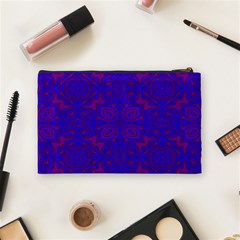 Purple Pilick2 Cosmetic Bag (Medium) from ArtsNow.com Back