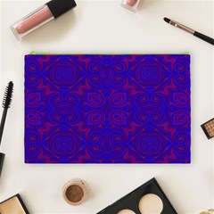 Purple Pilick2 Cosmetic Bag (Large) from ArtsNow.com Front