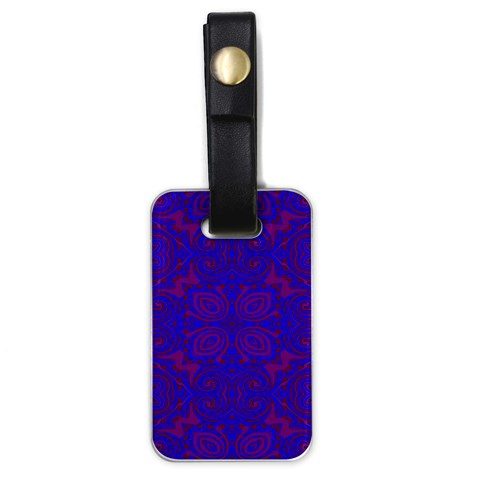 Purple Pilick2 Luggage Tag (one side) from ArtsNow.com Front