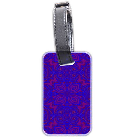 Purple Pilick2 Luggage Tag (two sides) from ArtsNow.com Front