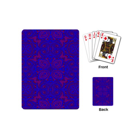 Purple Pilick2 Playing Cards (Mini) from ArtsNow.com Back