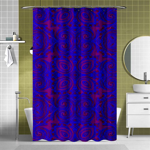 Purple Pilick2 Shower Curtain 48  x 72  (Small) from ArtsNow.com Curtain(48  X 72 ) - 42.18 x64.8  Curtain(48  X 72 )