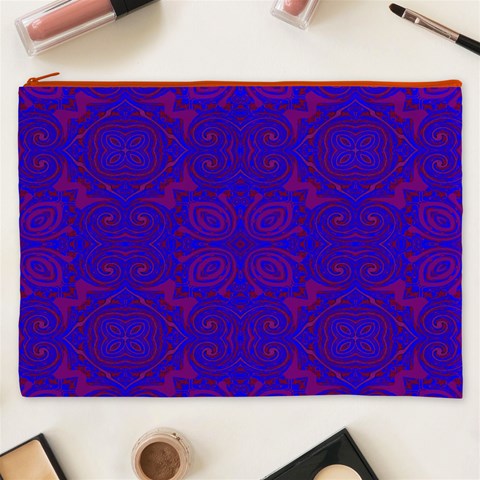 Purple Pilick2 Cosmetic Bag (XXXL) from ArtsNow.com Front
