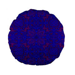 Purple Pilick2 Standard 15  Premium Flano Round Cushion  from ArtsNow.com Back