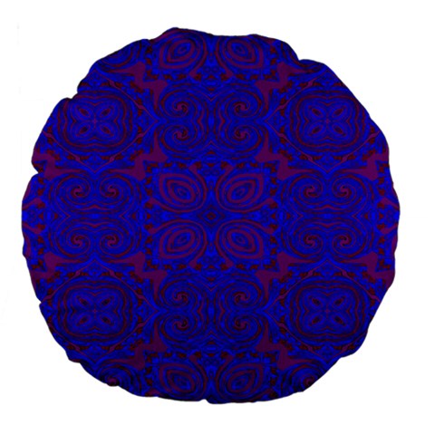 Purple Pilick2 Large 18  Premium Flano Round Cushion  from ArtsNow.com Front