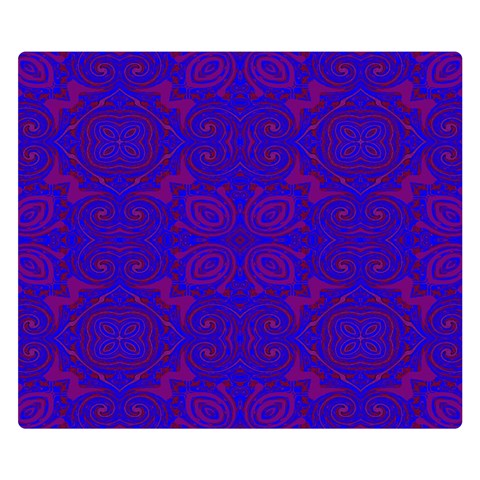 Purple Pilick2 Double Sided Flano Blanket (Small) from ArtsNow.com 50 x40  Blanket Front