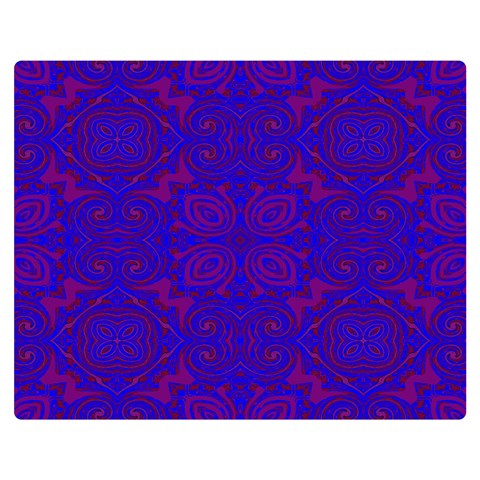 Purple Pilick2 Double Sided Flano Blanket (Medium) from ArtsNow.com 60 x50  Blanket Front