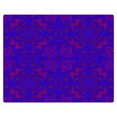 Purple Pilick2 Double Sided Flano Blanket (Medium) from ArtsNow.com 60 x50  Blanket Back