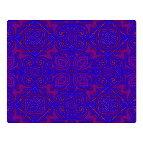 Purple Pilick2 Double Sided Flano Blanket (Large) from ArtsNow.com 80 x60  Blanket Front