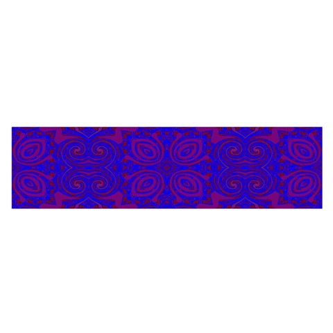 Purple Pilick2 Satin Scarf (Oblong) from ArtsNow.com Front