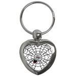 spiderweb 2 Key Chain (Heart)