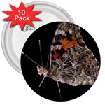 Bulgaria Butterfly 3  Button (10 pack)