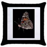 Bulgaria Butterfly Throw Pillow Case (Black)