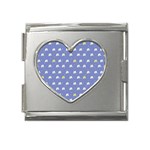 xmas0050 Mega Link Heart Italian Charm (18mm)