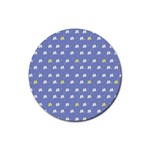 xmas0050 Rubber Round Coaster (4 pack)