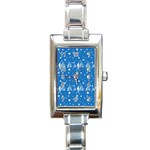 xmas0011 Rectangular Italian Charm Watch