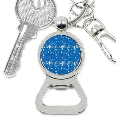 xmas0011 Bottle Opener Key Chain from ArtsNow.com Front