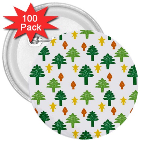 xmas0023 3  Button (100 pack) from ArtsNow.com Front
