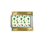 xmas0023 Gold Trim Italian Charm (9mm)